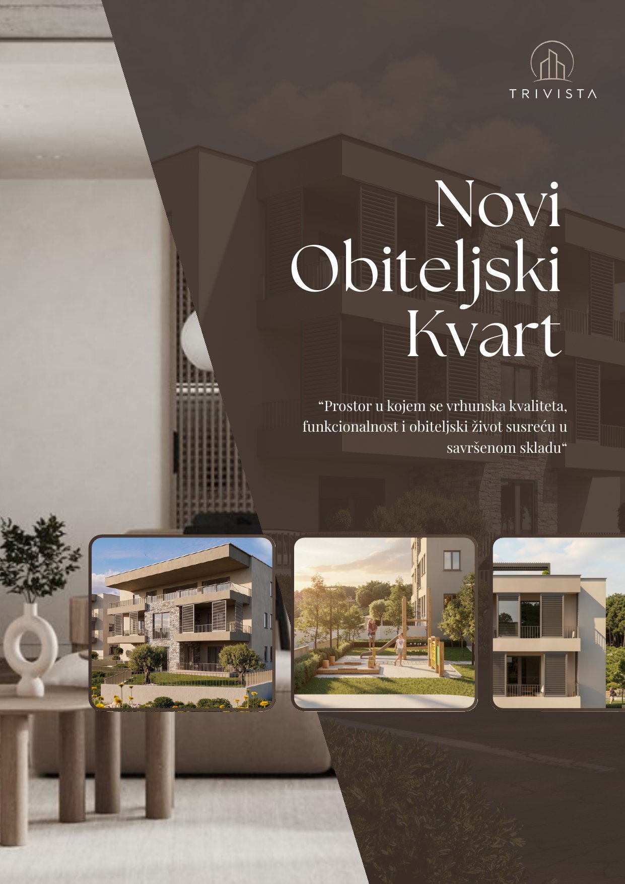 TriVista, novi obiteljski kvart u Zadru. Pregled projekta TOTAL ING.